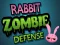 Jwèt Rabbit Zombie Defense sou entènèt