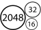 Jwèt Merge Numbers 2048 sou entènèt