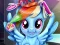 Jwèt Rainbow pony real haircuts sou entènèt