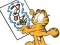 Jwèt Garfield connects the dots sou entènèt