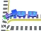 Jwèt Lowpolly Train Racing sou entènèt
