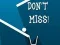 Jwèt Don't Miss sou entènèt