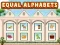 Jwèt Equal Alphabets sou entènèt