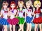 Jwèt Sailor Girl Battle Outfit sou entènèt