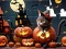 Jwèt Jigsaw Puzzle: Halloween Cat sou entènèt