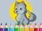Jwèt Coloring Book: Wolf sou entènèt