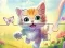Jwèt Jigsaw Puzzle: Kitten With Butterfly sou entènèt