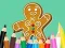 Jwèt Coloring Book: Gingerbreads sou entènèt