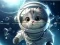 Jwèt Jigsaw Puzzle: Astronaut-Cat sou entènèt