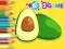 Jwèt Coloring Book: Avocado Fruit sou entènèt