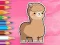 Jwèt Coloring Book: Cute Alpaca sou entènèt