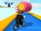 Jwèt Obby But You're On a Bike sou entènèt