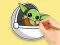 Jwèt Coloring Book: Master Yoda sou entènèt