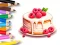 Jwèt Coloring Book: Berry Cake sou entènèt