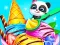 Jwèt Baby Panda Ice Cream Truck sou entènèt