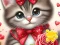 Jwèt Jigsaw Puzzle: Rose Cat sou entènèt