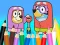 Jwèt Coloring Book: Bluey Flossing Grannies sou entènèt