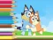 Jwèt Coloring Book: Bluey And Bingo Holiday sou entènèt
