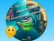Jwèt Round Jigsaw Puzzle Collect Pictures of Funny Ocean Inhabitants sou entènèt