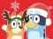 Jwèt Jigsaw Puzzle: Bluey Christmas Gift sou entènèt