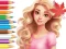 Jwèt Coloring Book: Barbie Autumn Tale sou entènèt