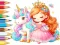 Jwèt Coloring Book: Unicorn Secret Whisper sou entènèt
