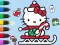 Jwèt Coloring Book: Hello Kitty Christmas sou entènèt
