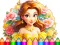 Jwèt Coloring Book: Flower Dress Up sou entènèt