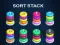 Jwèt Sort Stack color Hoop Game sou entènèt