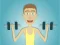 Jwèt Muscle Clicker sou entènèt