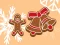 Jwèt Gingerbreadman Coloring sou entènèt