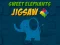 Jwèt Sweet Elephants Jigsaw sou entènèt