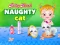 Jwèt Baby Hazel - naughty cat sou entènèt
