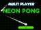 Jwèt Neon Pong Multi Player sou entènèt