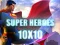 Jwèt Super heroes 10х10 sou entènèt