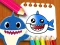 Jwèt Baby Shark Coloring Book sou entènèt