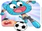 Jwèt Gumball Soccer Game sou entènèt