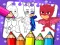 Jwèt PJ Masks Coloring Book sou entènèt