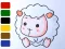 Jwèt Baby sheep ColoringBook sou entènèt
