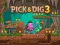 Jwèt Pick & Dig 3 sou entènèt