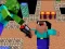 Jwèt Space Adventure: Noobiks Battle vs Zombies sou entènèt