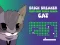 Jwèt Brick Breaker Chipi Chipi Chapa Chapa Cat sou entènèt