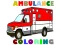 Jwèt Ambulance Trucks Coloring Pages sou entènèt