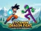 Jwèt Stickman Dragon Fight - Super Stick Warriors sou entènèt