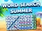 Jwèt Word Search Summer sou entènèt