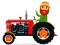 Jwèt Cartoon Farm Traktors sou entènèt