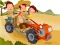 Jwèt Cartoon Tractor Puzzle sou entènèt