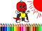 Jwèt Back To School: Mask Boy Coloring sou entènèt