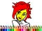 Jwèt Back To School: Cute Girl Coloring sou entènèt