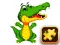 Jwèt Aligator Puzzle sou entènèt